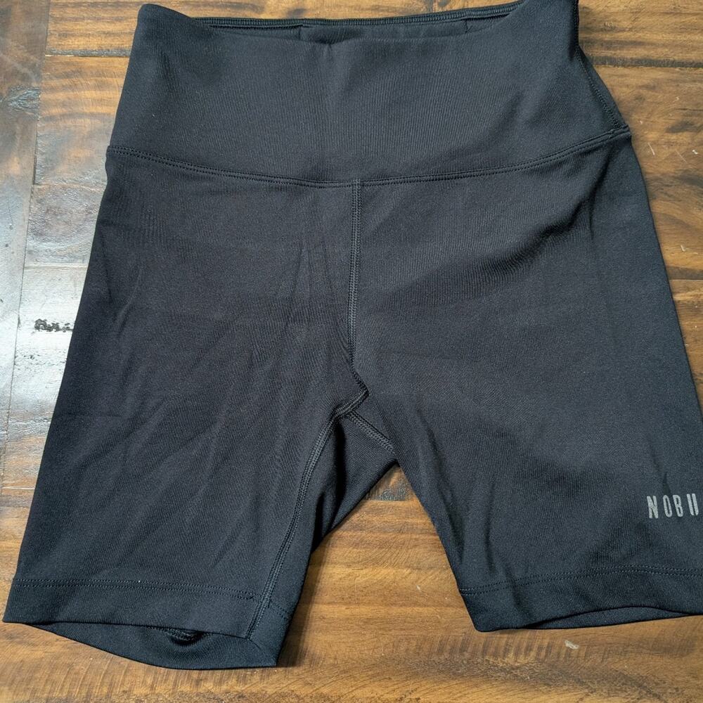 NOBULL Black High Rise Inseam Bike Shorts Size S